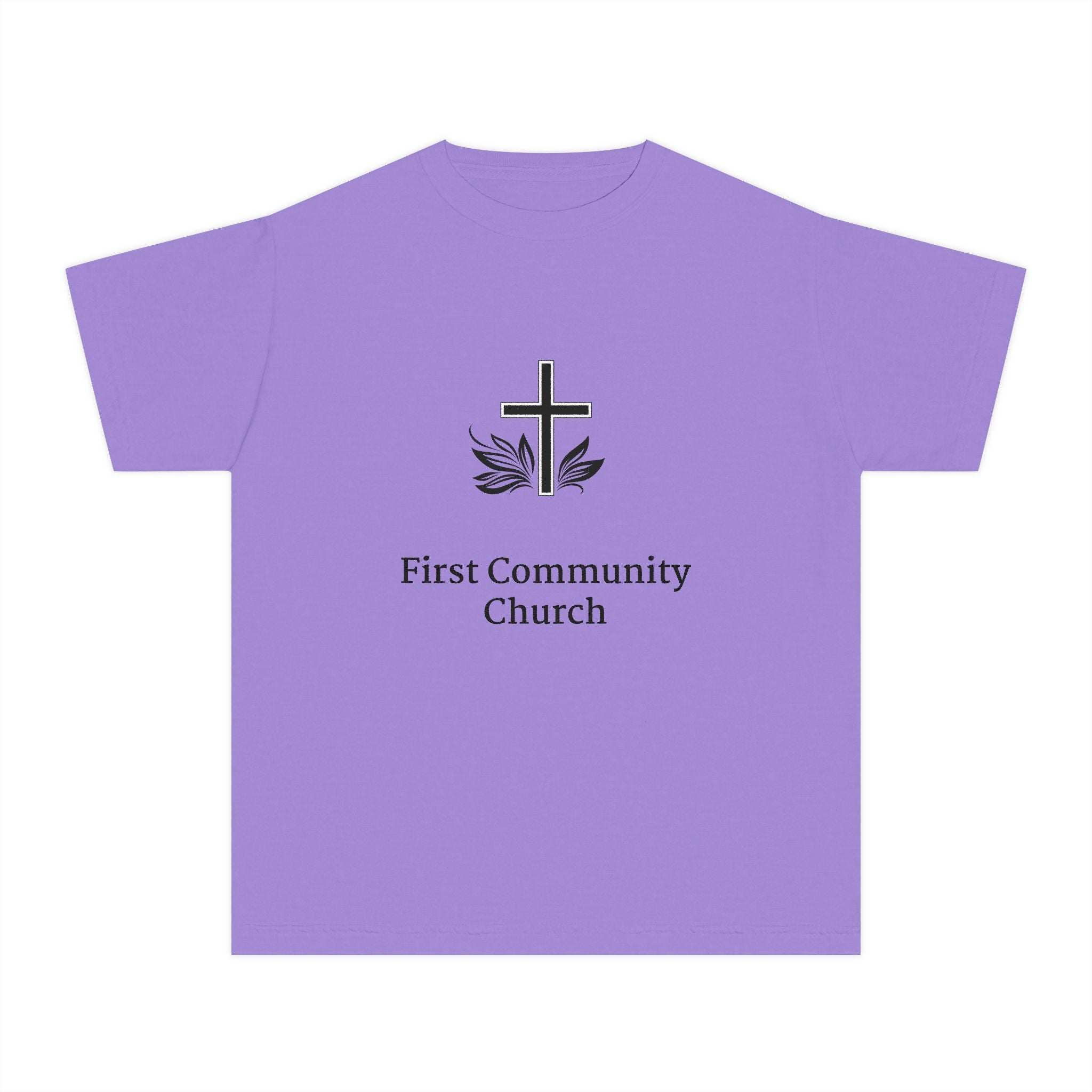 [LOGO+TEXT] Comfort Colors Youth Tee