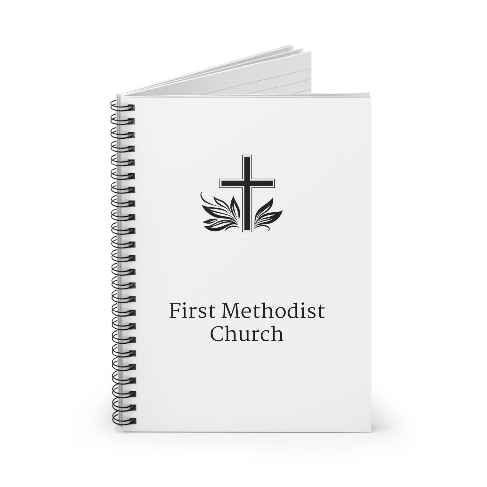 [LOGO+TEXT] Church Spiral Notebook