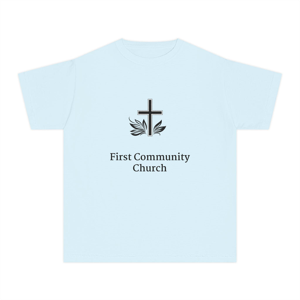 [LOGO+TEXT] Comfort Colors Youth Tee