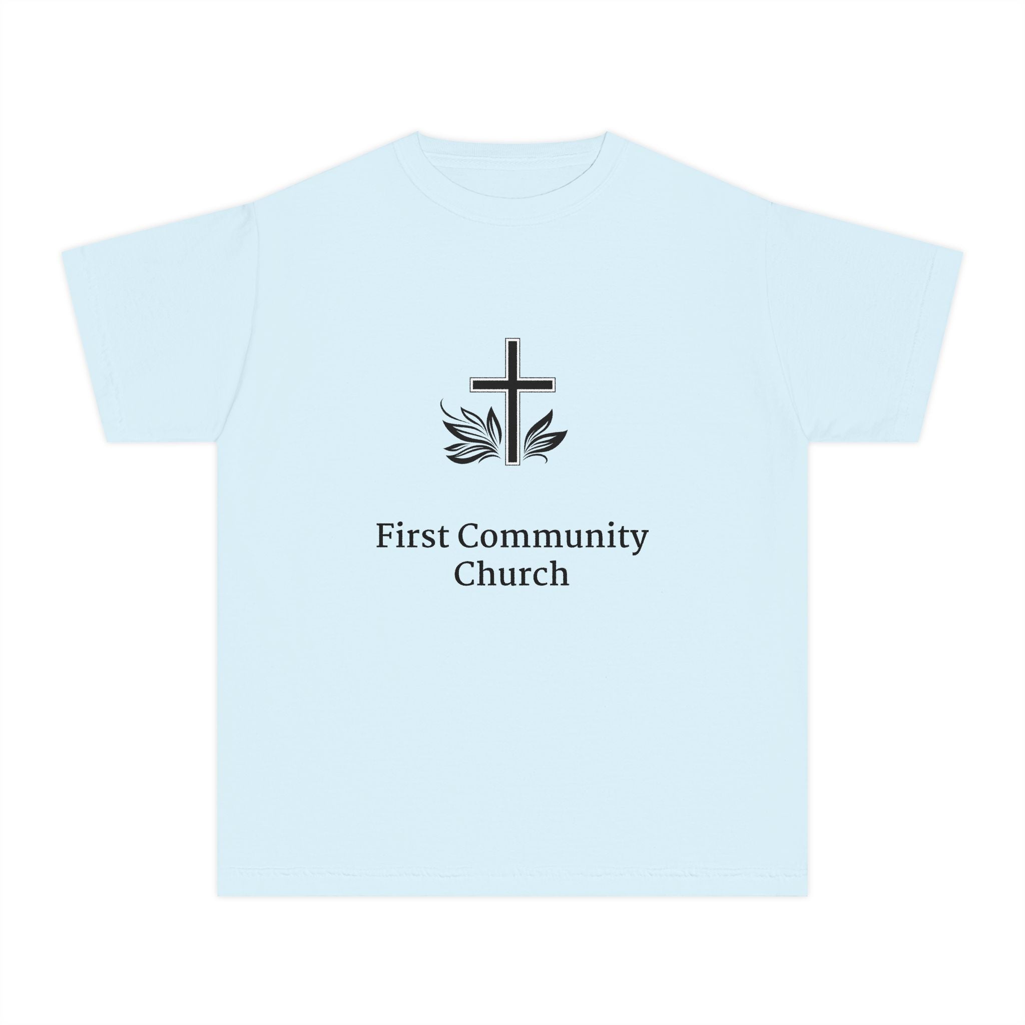 [LOGO+TEXT] Comfort Colors Youth Tee