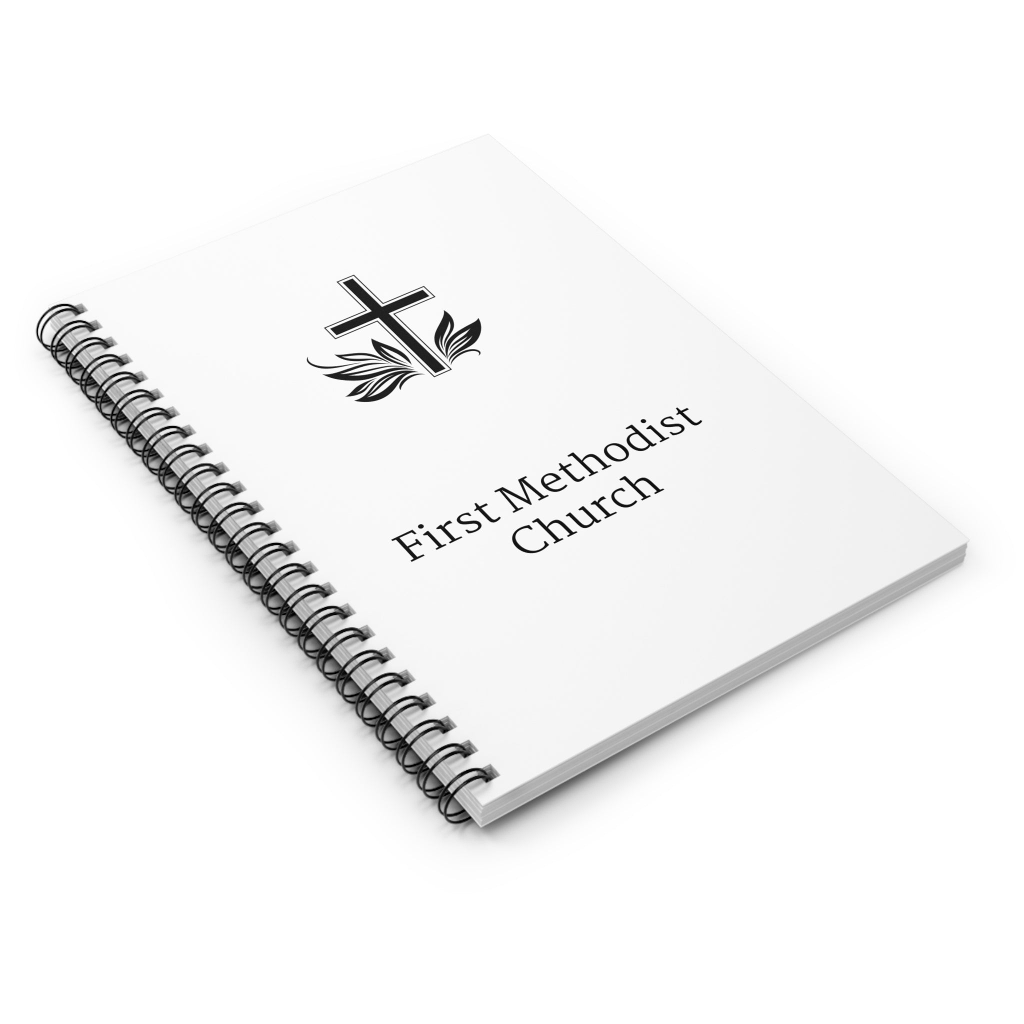 [LOGO+TEXT] Church Spiral Notebook