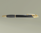 [LOGO+TEXT] Premium Engraved Brass Ballpoint Pen